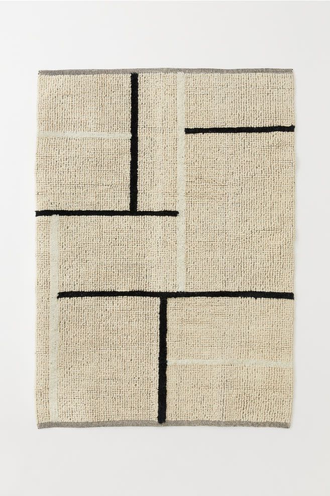 H&M home - Wool-blend rug, £119.99