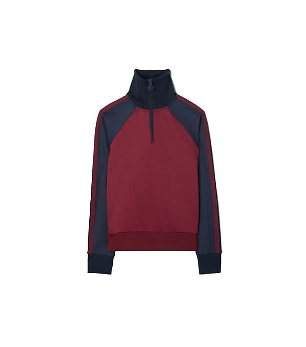 Color-Block Half-Zip Pullover