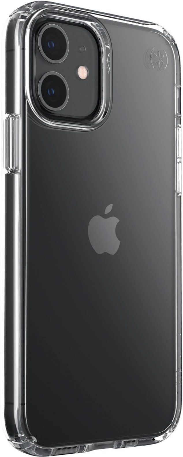 clear case on black iphone
