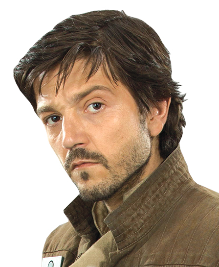Capitão Cassian Andor (Diego Luna) faz parte do esquadrão de rebeldes e estará lado a lado com Jyn Erso, controlando o temperamento intempestivo da protagonista.