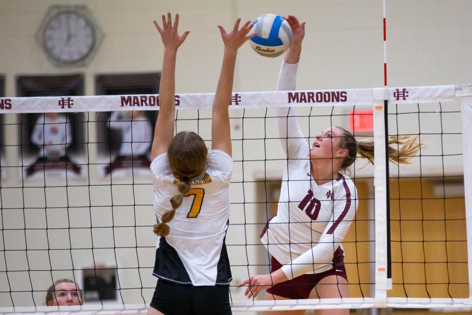 Holland Christian's Kierea Smits helped lead the Maroons to the OK Blue title.