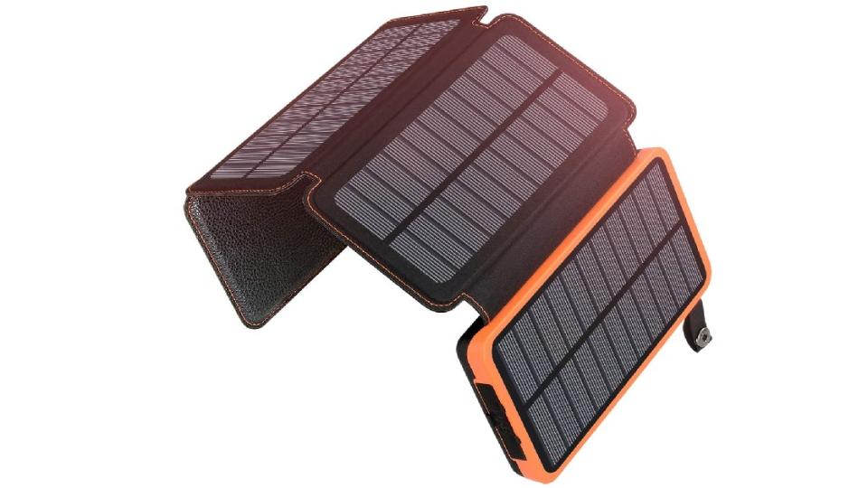 Product shot of Addtop Solar Charger, one of the best solar chargers