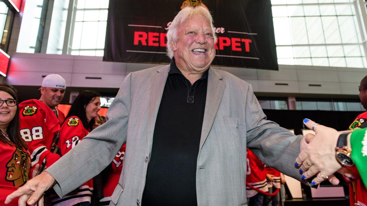 Bobby Hull, an NHL Hall of Famer and Chicago Blackhawks legend, has passed away at the age of 84. (Getty Images)