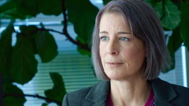 Debi Daviau, president of the Professional Institute of the Public Service of Canada, says professionals who work for the Canada Revenue Agency need better organization and the right tools to crack down on offshore tax evasion. (Ashley Burke/CBC News - image credit)