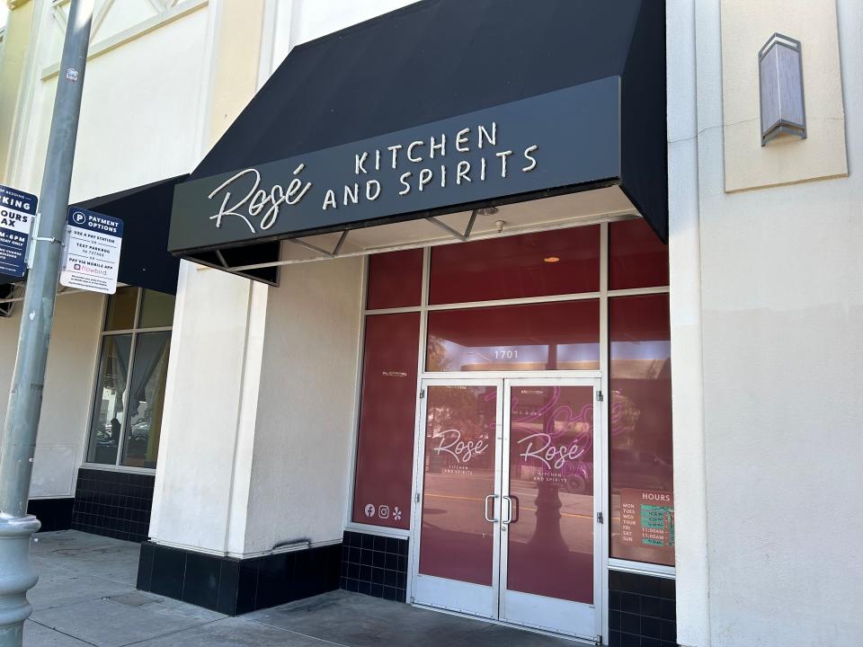 Rosé Kitchen & Spirits recently closed in downtown Redding.