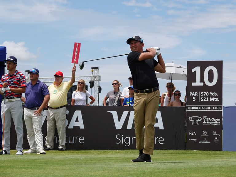 Andrés Romero tuvo una gran tercera vuelta en Nordelta y quiere ganar el Abierto por primera vez