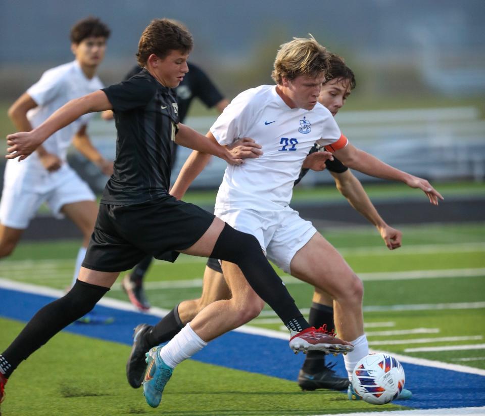 Hilliard Davidson's Wil Baker (22) has been voted among the top 23 boys soccer players in the state of Ohio.