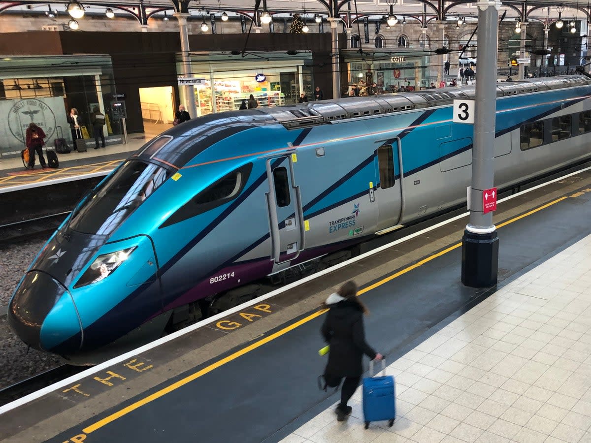 Departing soon? TransPennine Express train at Newcastle station (Simon Calder)