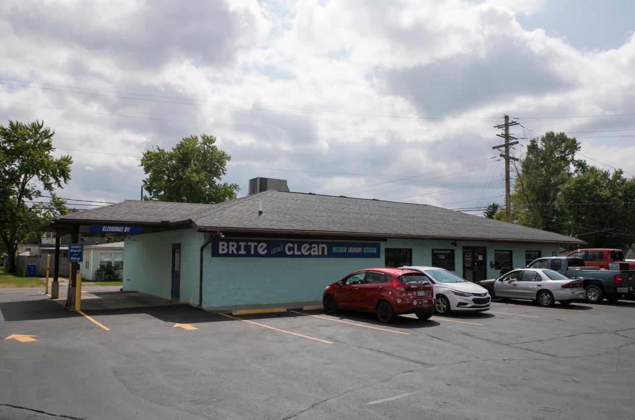 An exterior view of the Brite and Clean Laundromat on September 8, 2023, in Chillicothe, Ohio.