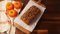 <p>Just because you have to avoid gluten doesn't mean you have to avoid <a href="https://www.delish.com/cooking/recipe-ideas/a21581148/best-pumpkin-bread-recipe/" rel="nofollow noopener" target="_blank" data-ylk="slk:pumpkin bread;elm:context_link;itc:0;sec:content-canvas" class="link ">pumpkin bread</a>. Oats are the secret to this sweet treat, and we highly recommend toasting up a slice ASAP with plenty of butter. <br><br>Get the <strong><a href="https://www.delish.com/cooking/recipe-ideas/recipes/a56133/gluten-free-pumpkin-bread-recipe/" rel="nofollow noopener" target="_blank" data-ylk="slk:Gluten-Free Pumpkin Bread recipe;elm:context_link;itc:0;sec:content-canvas" class="link ">Gluten-Free Pumpkin Bread recipe</a></strong>.<br></p>