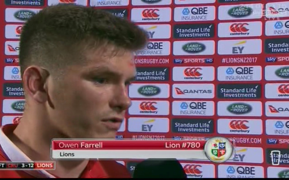 Owen Farrell - Credit: Sky Sports