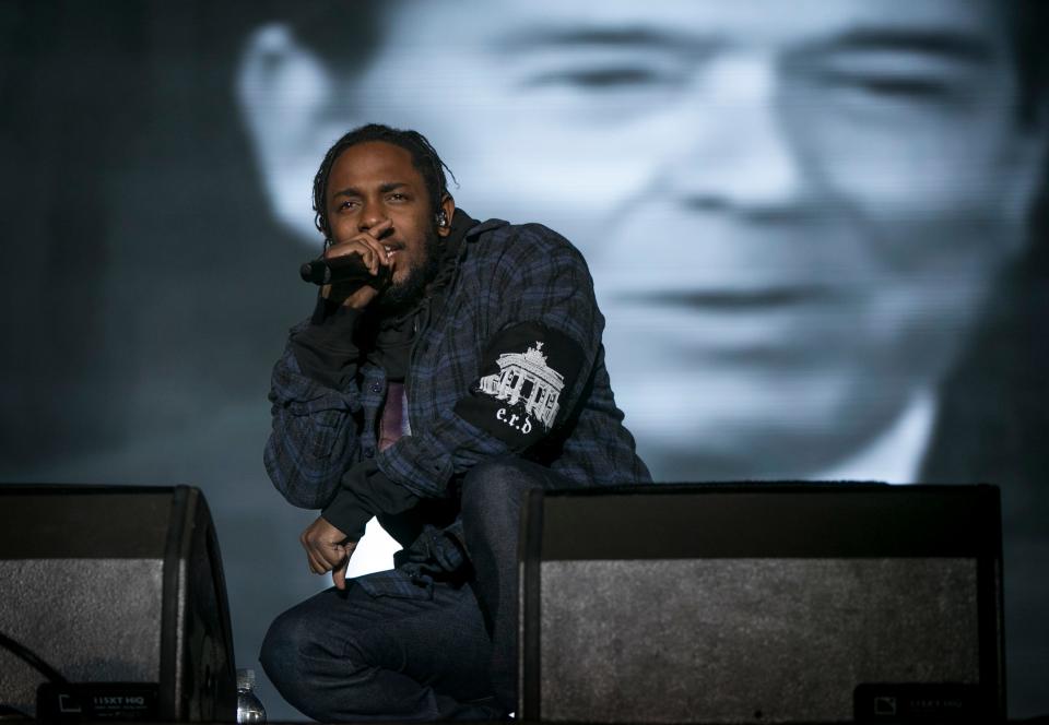 Kendrick Lamar performs at the Austin City Limits Music Festival in Zilker Park Saturday October 1, 2016.  JAY JANNER / AMERICAN-STATESMAN