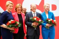 Party leadership meeting of the SPD after German general elections, in Berlin