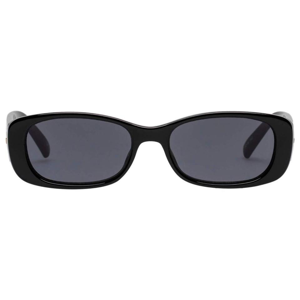 <p><strong>Le Specs</strong></p><p>lespecs.com</p><p><strong>$79.00</strong></p><p><a href="https://lespecs.com/collections/womens-sunglasses/products/unreal-shiny-black-lsp1902078?variant=31834788954197" rel="nofollow noopener" target="_blank" data-ylk="slk:Shop Now;elm:context_link;itc:0;sec:content-canvas" class="link ">Shop Now</a></p>