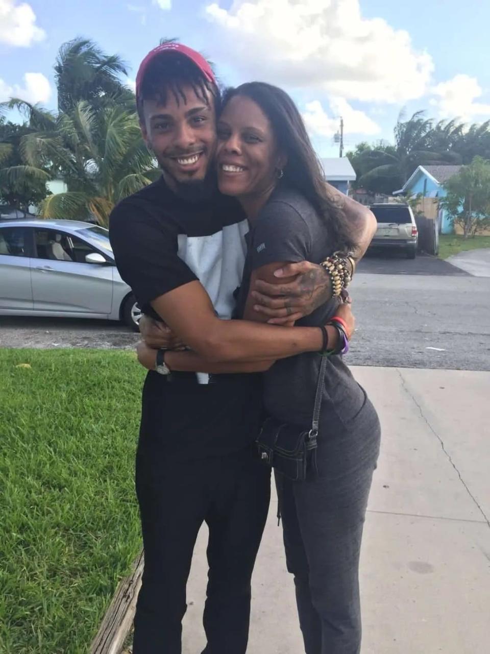 Bloomfield resident Darren Clark Jr. died at his home in January 2018 after he died by suicide. Here he is posing for a photo with his mother, Deirdre Allette Asiema.