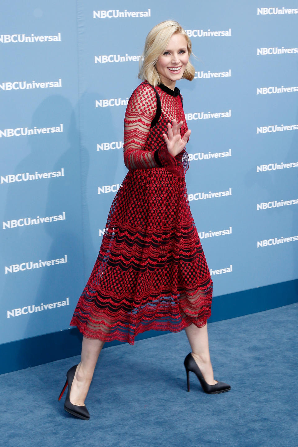Kristen Bell attends the NBCUniversal 2016 Upfront on May 16, 2016, in New York.