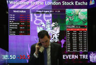 <b>1. FTSE</b> <p><br>Global financial turmoil continued to dominate the headlines this year as the markets felt the full force of economic meltdown across Europe.</p><p><br>Greece, Portugal and Ireland all benefitted from huge bailouts to bring them back from the brink while the British economy showed little sign of recovery from the credit crunch.It is a sign of times that Yahoo!’s top searched term of 2011 was ‘FTSE’, as the UK markets peaked and troughed amid an ongoing financial crisis.</p><p><br><a href="http://uk.search.yahoo.com/search?p=FTSE&ei=UTF-8&fr=buzz&vm=r&cs=bz" data-ylk="slk:Search for FTSE;elm:context_link;itc:0;sec:content-canvas" class="link ">Search for FTSE</a></p><p><br><a href="http://uk.finance.yahoo.com/" data-ylk="slk:Latest news on Yahoo! Finance;elm:context_link;itc:0;sec:content-canvas" class="link ">Latest news on Yahoo! Finance</a></p>