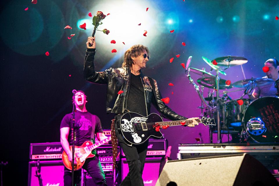 Rick Springfield seen at KAABOO Texas at AT&T Stadium on Saturday, May 11, 2019, in Arlington, Texas. Springfield will perform Friday at MGM Northfield Park. (Photo by Amy Harris/Invision/AP)