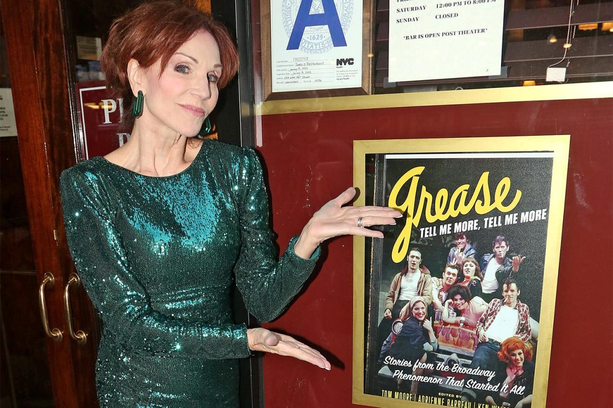 NEW YORK, NEW YORK - JUNE 05: Marilu Henner poses at the "Grease" 50th Broadway Anniversary, Reunion and book launch for "Grease:Tell Me More, Tell Me More" at Sardis on June 5, 2022 in New York City. (Photo by Bruce Glikas/Getty Images)