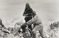 'Edmund Hillary, Mount Everest, Nepal.' (Royal Geographical Society/The National Geographic/Christie’s Images) <br> <br> <a href="https://www.christies.com/services/publications/browse-ecatalogues.aspx" rel="nofollow noopener" target="_blank" data-ylk="slk:Click here to see the full collection at Christie's;elm:context_link;itc:0;sec:content-canvas" class="link ">Click here to see the full collection at Christie's</a>