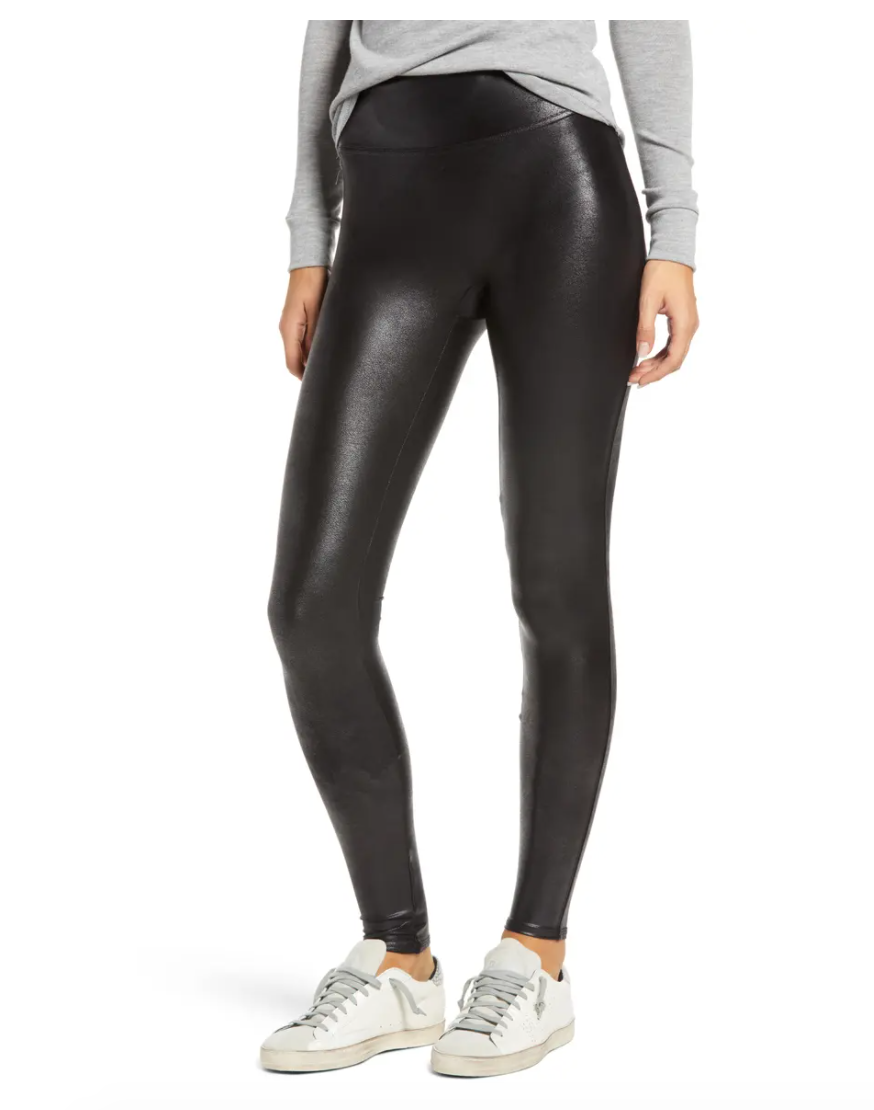 Spanx Faux Leather Leggings. Image via Nordstrom.