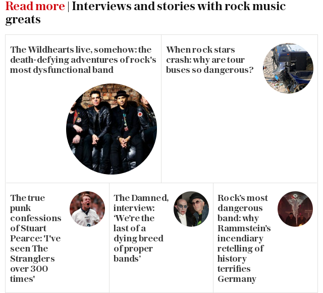 Read more | Interviews and stories with rock music greats