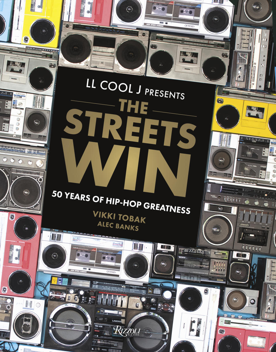This cover image released by Rizzoli New York shows “LL Cool J Presents the Streets Win,” by LL Cool J, Vikki Tobak and Alex Banks. Nonfiction books are plentiful as holiday gift choices. (Rizzoli New York via AP)