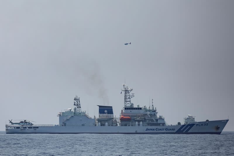 Philippines, U.S., Japan hold first-ever joint coast guard exercise at the coast of Bataan