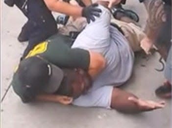 Eric Garner chokehold video