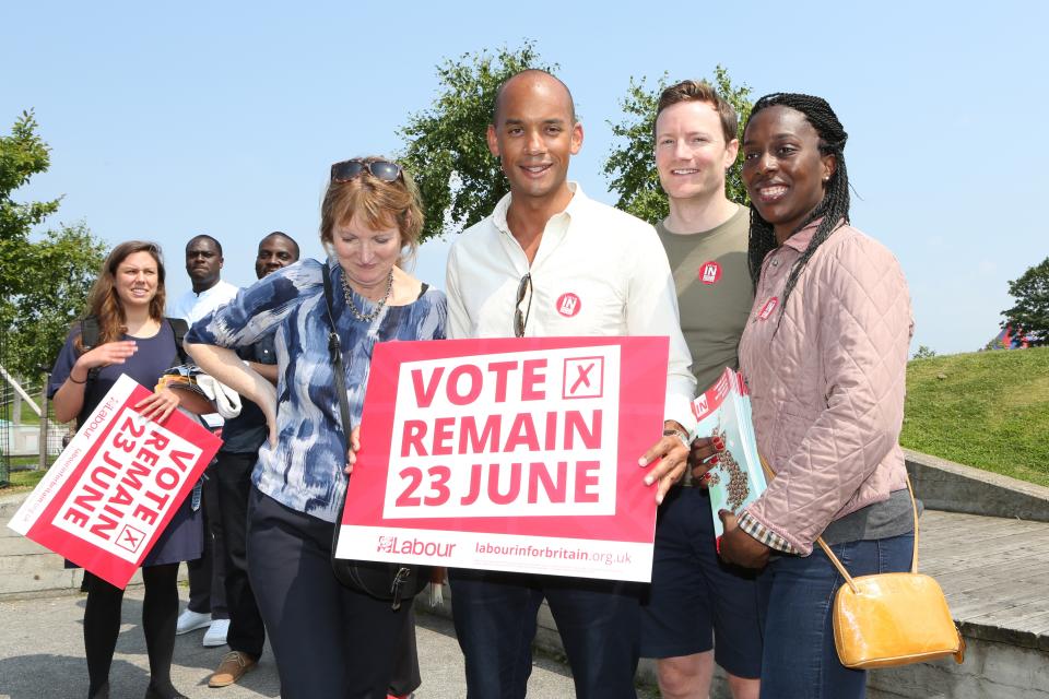 Labour MP Chuka Umunna argues it is democratic to have a second referendum (Getty)