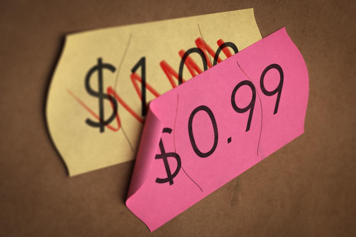 psychological pricing on tag