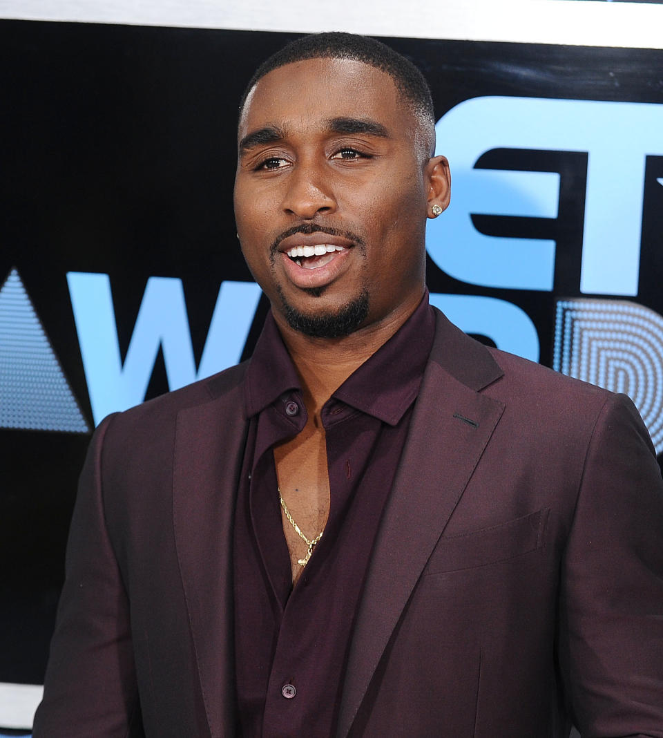 Demetrius Shipp Jr. in a suit