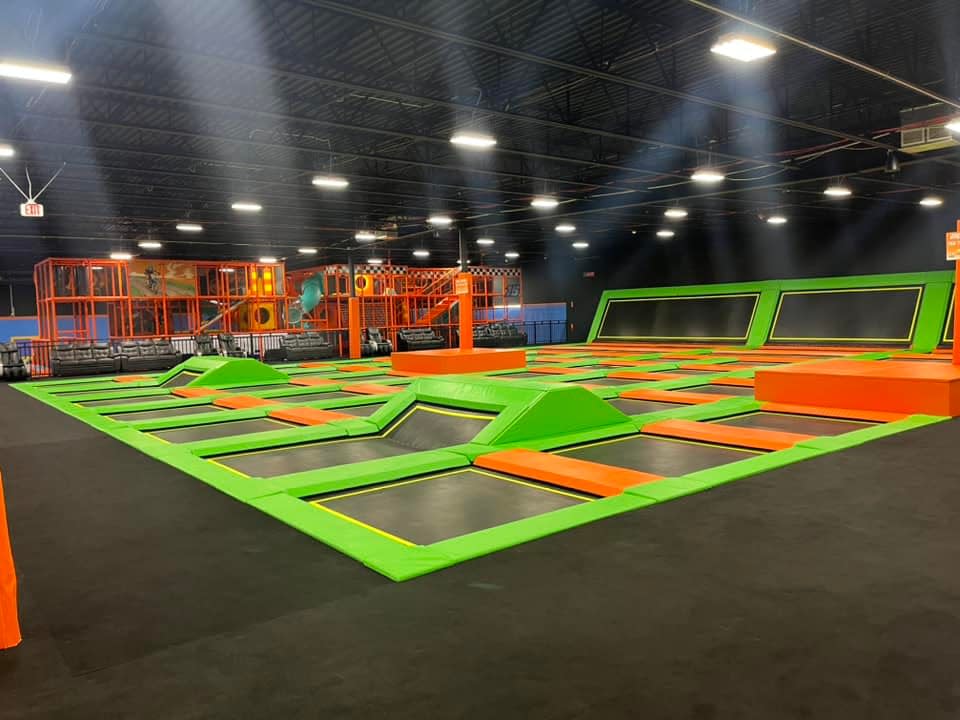 Nova Trampoline Park has opened in Elm Ridge Center in Greece.