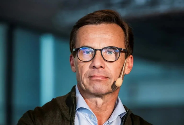 Le chef de file des conservateurs suédois Ulf Kristersson à Stockholm le 29 août 2018