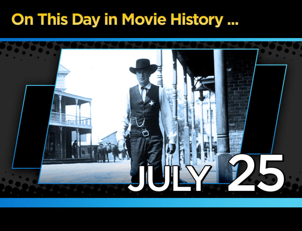 On this day in Movie History July 25 Title Card