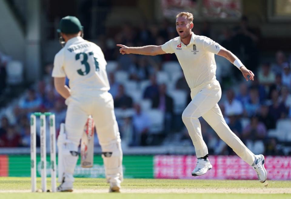 Stuart Broad, right, cast his spell over David Warner in 2019 (John Walton/PA) (PA Archive)