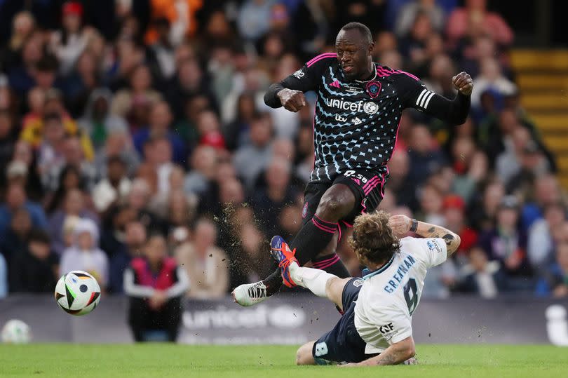 Soccer Aid's Usain Bolt