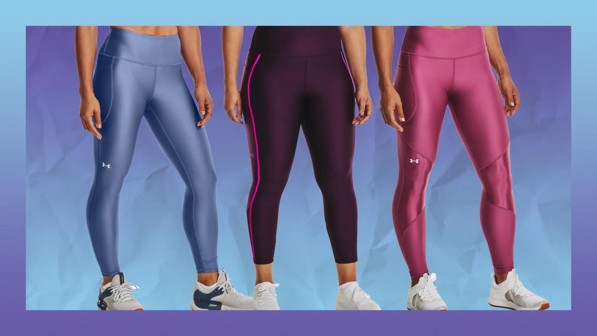 Under Armour Pink Athletic Leggings for Women