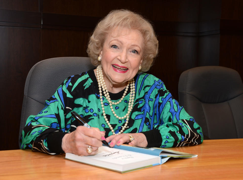 Betty White&#39;s social media team posted a video message from the late star, thanking fans for their support. (Photo: Amanda Edwards/WireImage)