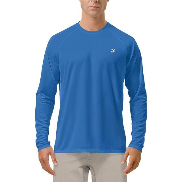 Outdoors Hunting and Fishing Reef Performance Adult LS T-Shirt 30+ UPF  Performance Fabric