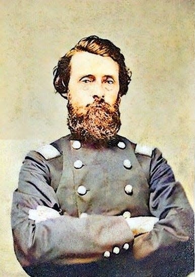 John Howe in his Union Army uniform.