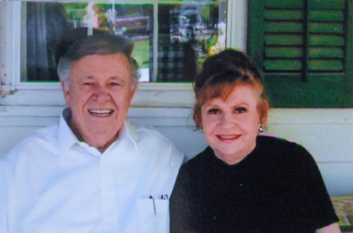 Family photo of Dale and Carol DeFoe. In 2007, at the age of 68, Ellen was diagnosed with Alzheimer’s disease. Now 83, she requires round the clock care.