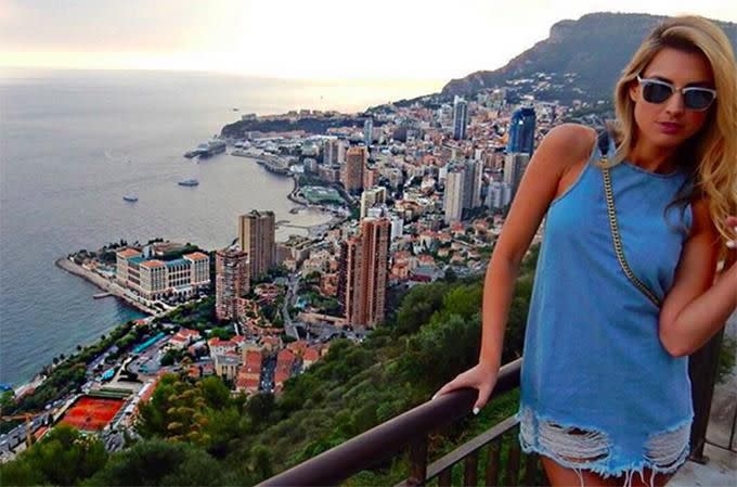 There are plenty of good views over Monaco. Photo: Laura Dundovic/Instagram