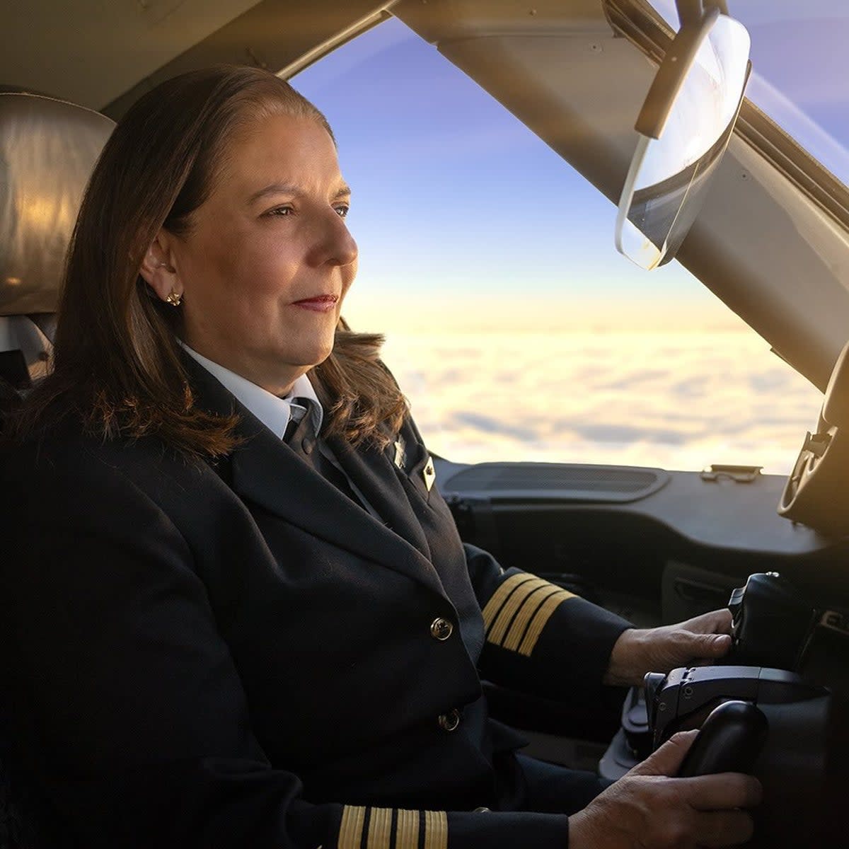 An Aeroméxico pilot (Aeroméxico)