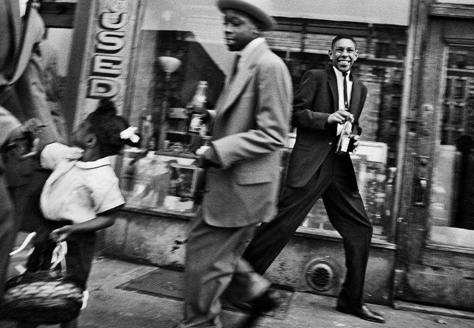 “Moves and Pepsi,” Harlem, New York, 1955.