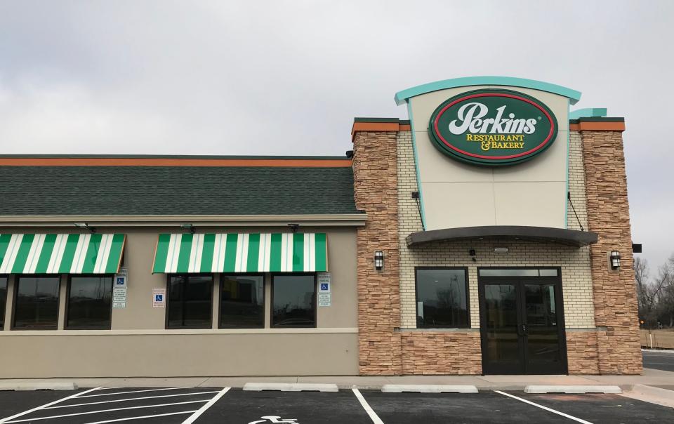 Ten Perkins and 19 Marie Callendar's closed as part of the restructuring.