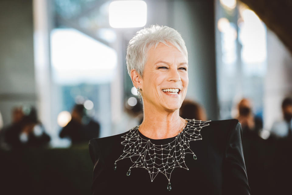 Jamie Lee Curtis attends The Academy Museum of Motion Pictures Opening Gala at Academy Museum of Motion Pictures on September 25, 2021 in Los Angeles, California. (WireImage/Getty Images)