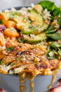 <p>The beauty about grain bowls is that they're infinitely adaptable. You can roast just about any veggie and it'll taste amazing in this recipe. </p><p>Get the <a href="https://www.delish.com/uk/cooking/recipes/a29124527/buddha-bowls-recipe/" rel="nofollow noopener" target="_blank" data-ylk="slk:Buddha Bowls;elm:context_link;itc:0;sec:content-canvas" class="link ">Buddha Bowls</a> recipe.</p>