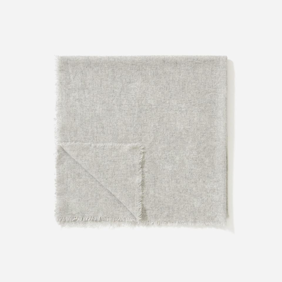 4) The Cashmere Bandana in Heather Grey