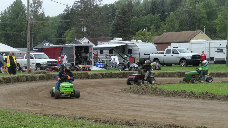 Garden tractors race at arena at the 2021 GDS Fair. The full schedule for the 106th GDS Fair, Aug. 25-Sept. 3, 2023, in Newfoundland, is available at gdsfair.com.